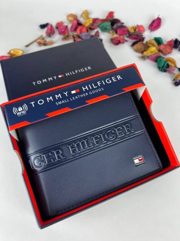 Tommy Hilfiger Men's Genuine Leather Wallet – RFID Blocking Bifold