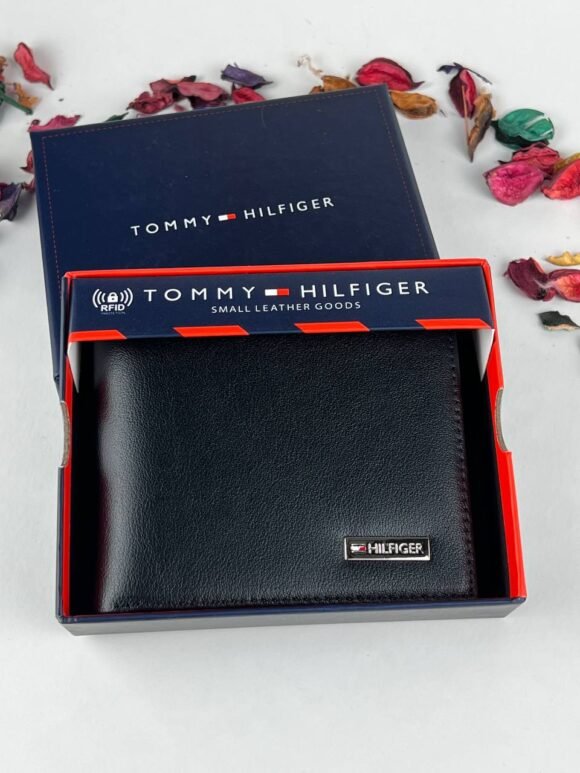 Tommy Hilfiger Vernon Men's Leather Textured Wallet - Black - Image 3