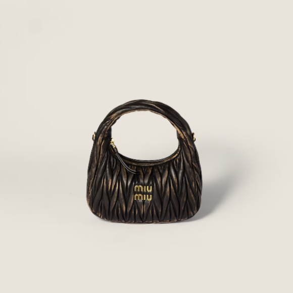 Miu Miu Mini Wander Matelassé Shoulder Bag