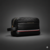 Tommy Hilfiger Black Leather Pouch – Signature Sophistication